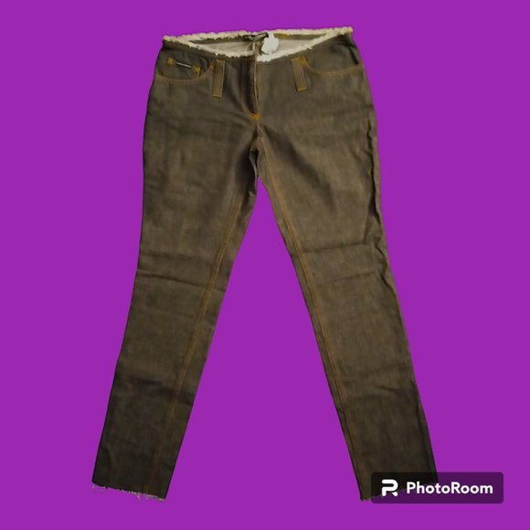 NWT Dolce & Gabbana Straight Leg Women’s Jeans Size 46 (10 US) - Picture 1 of 11